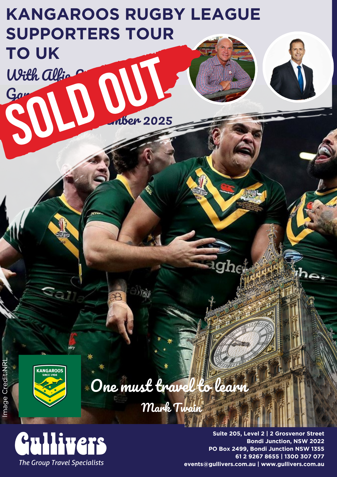 KANGAROO TOUR UK Cover