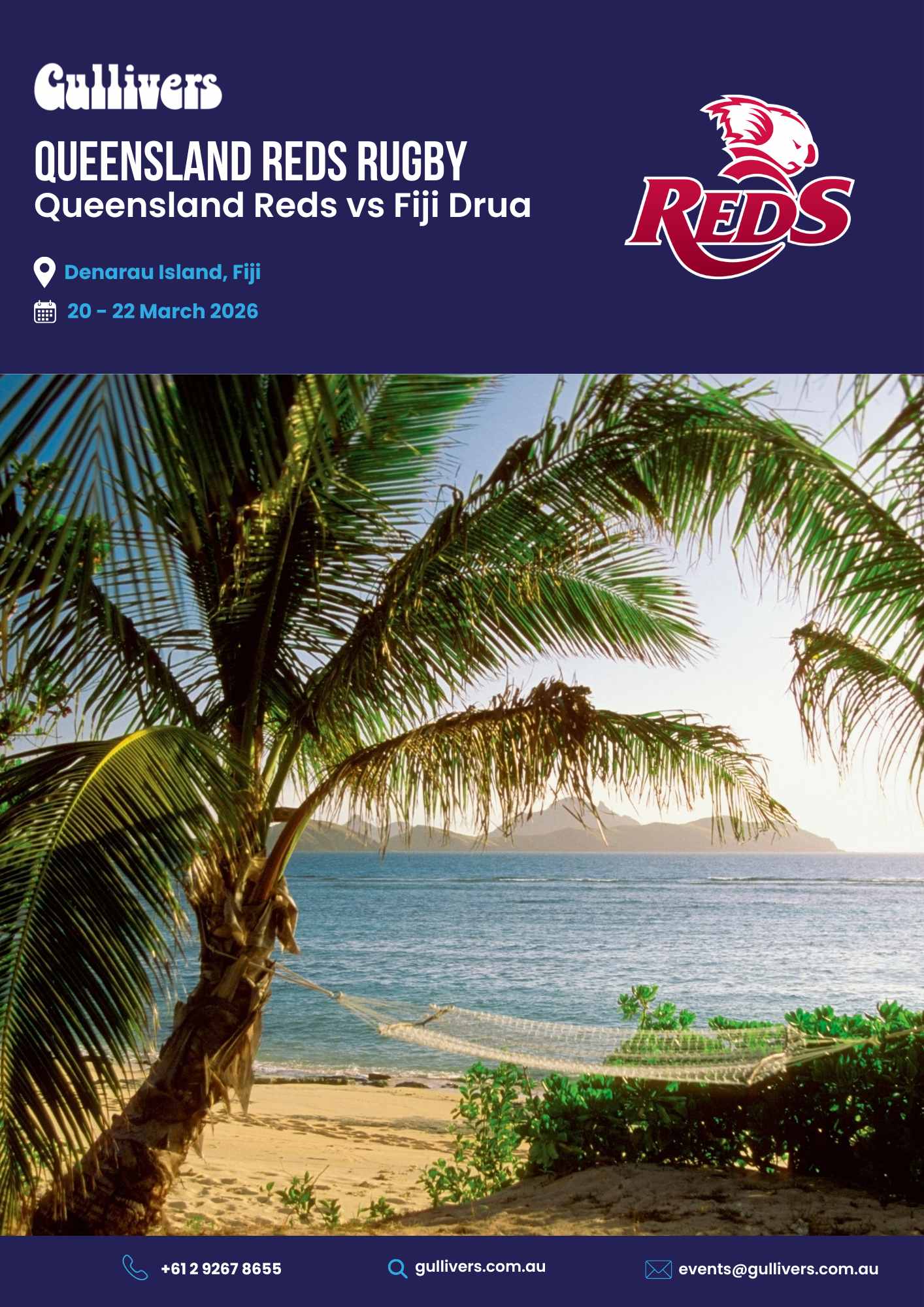 QLD Reds - Fiji March 2026